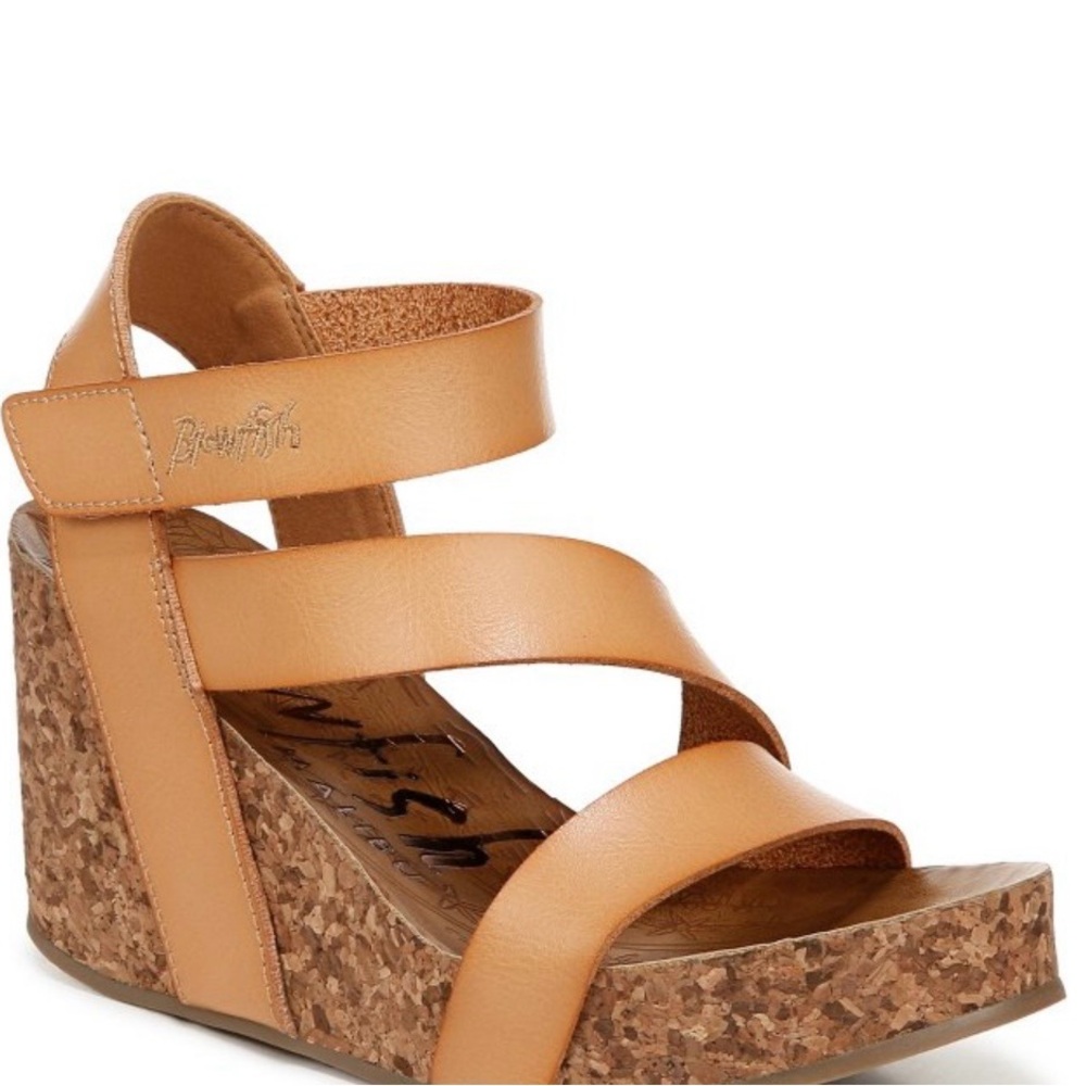 Blowfish Hapuku Women's Tan Wedge Sandals